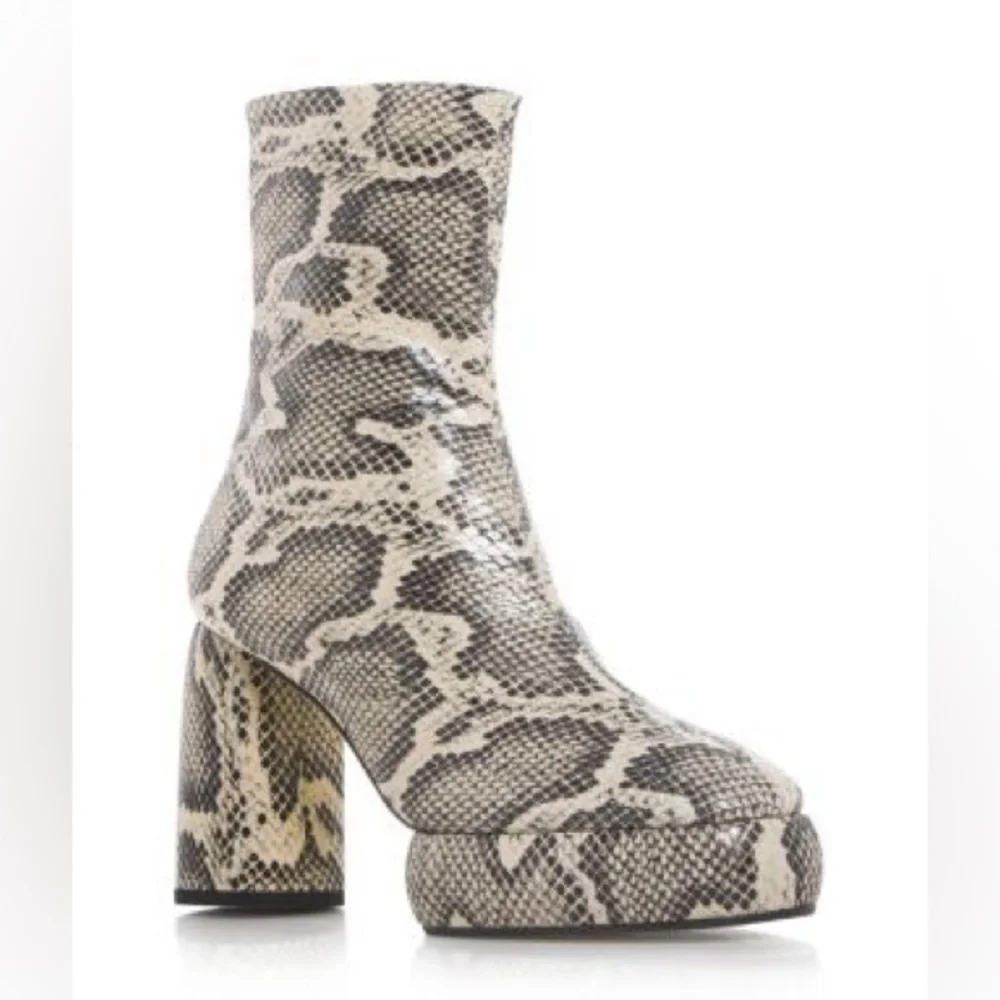 Aeyde Snake ‘Puff’ Platform Boot.